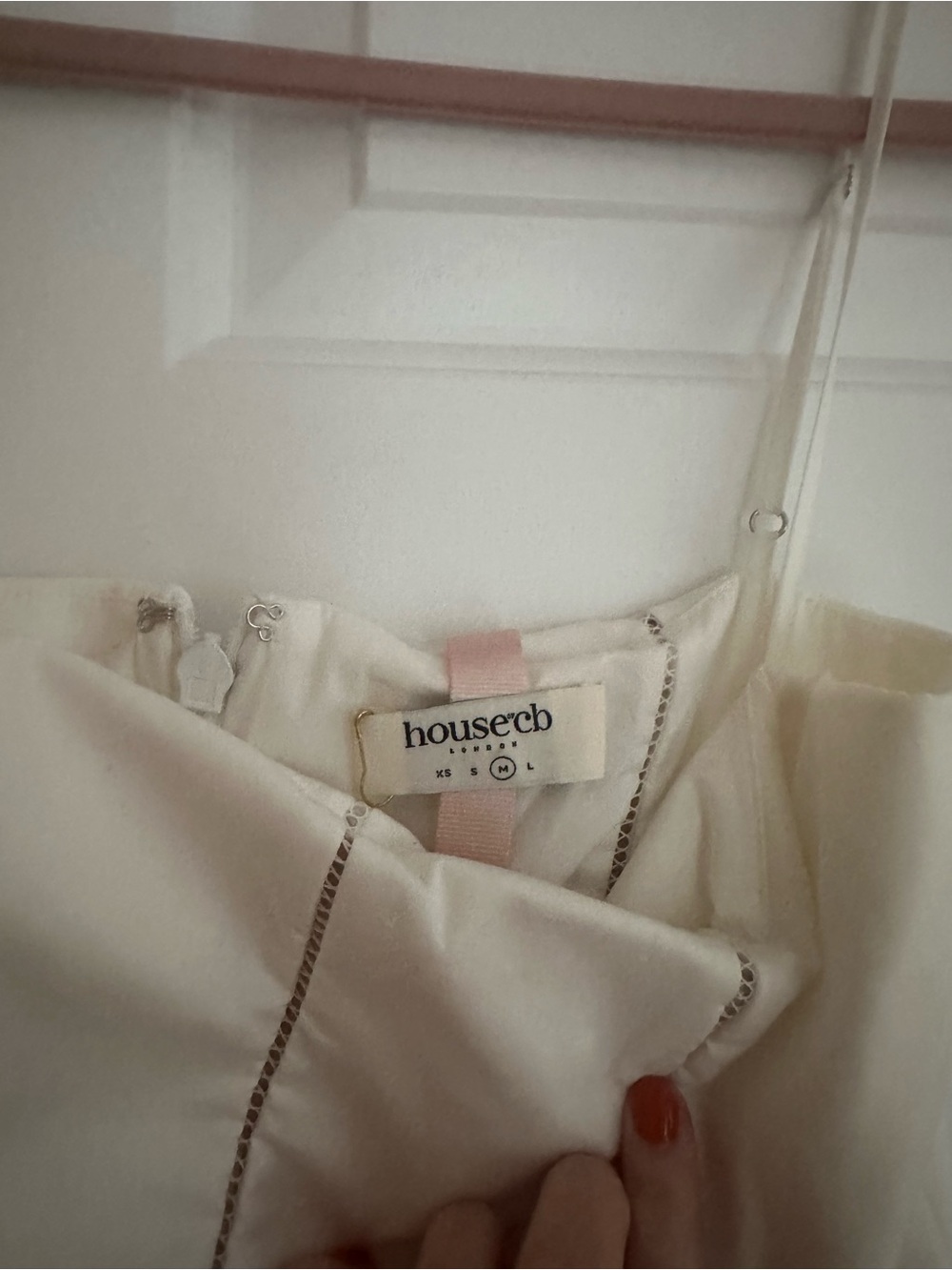 House of CB YSABELLA Dress White M - Picture 7 of 9